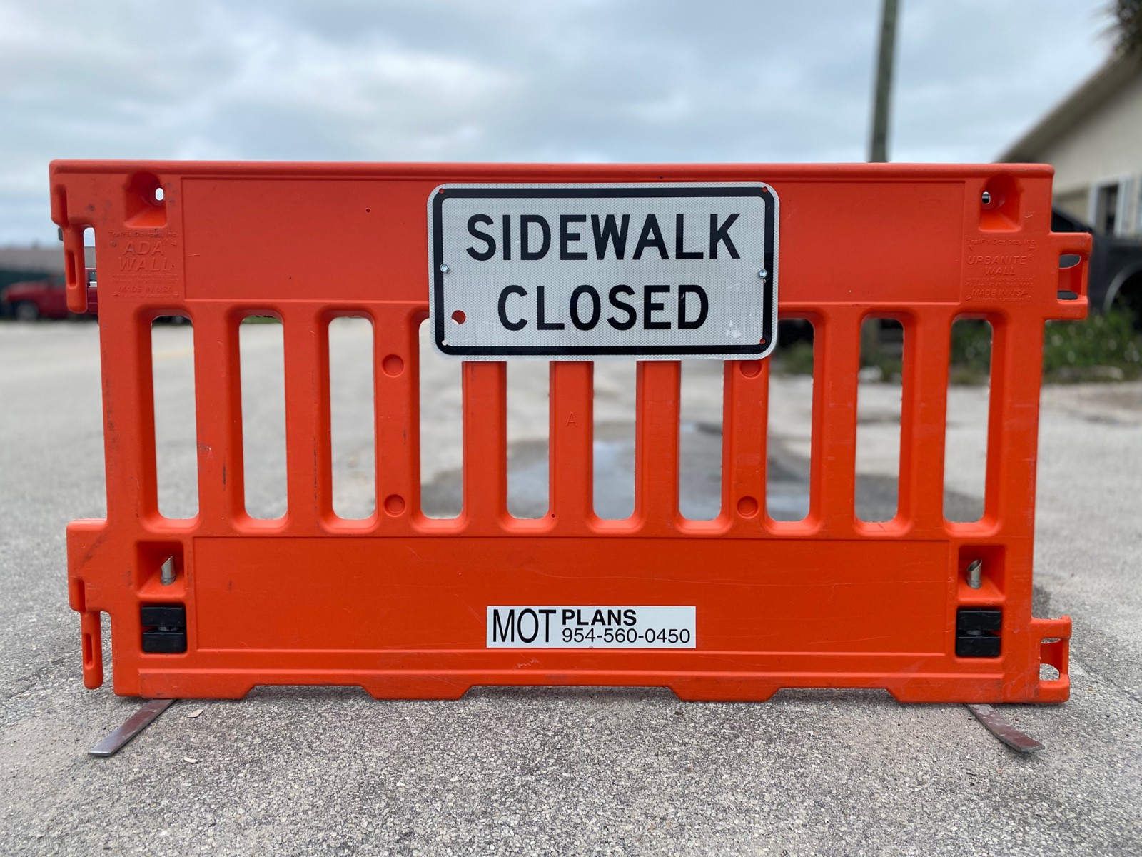 ADA Pedestrian Barricade - Pedestrian Barricades